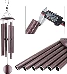 ASTARIN Wind Chimes Outdoor Deep Tone, 45 in Memorial Wind Chimes Large with 6 Heavy Tubes, Large Deep Tone Wind Chimes Outdoor for Garden Hanging Décor,Sympathy Gifts. Bronze