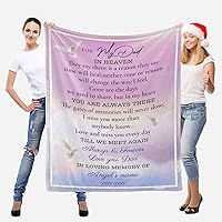 Vista 111 de Custom Memorial Blankets with Photo to Your Loved One's Memory, Memory Lane in Loving Memory Photo Blanket to Remind You of Your Beloved Ones 40x50