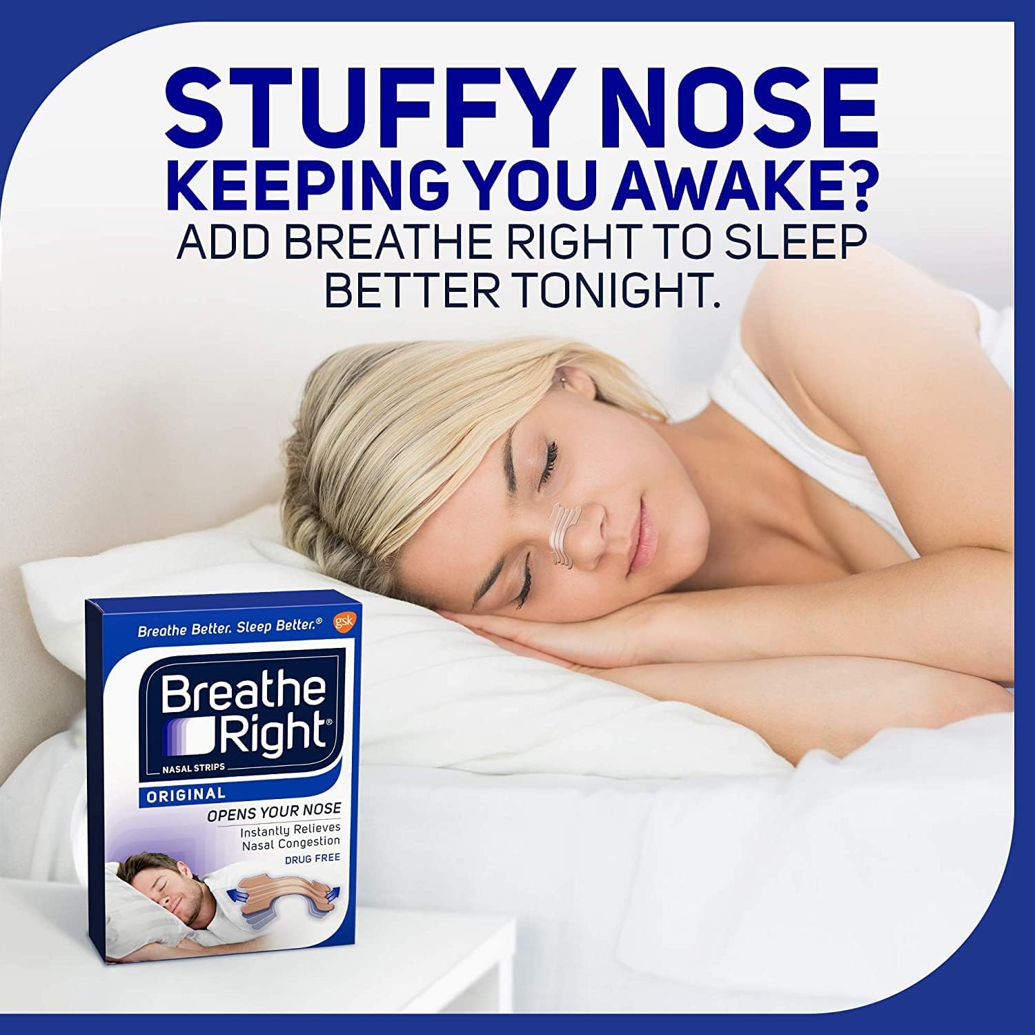 Breathe Right Nasal Strips Original Tan Small/Medium 30 ea (Pack of 3) : Health & Household