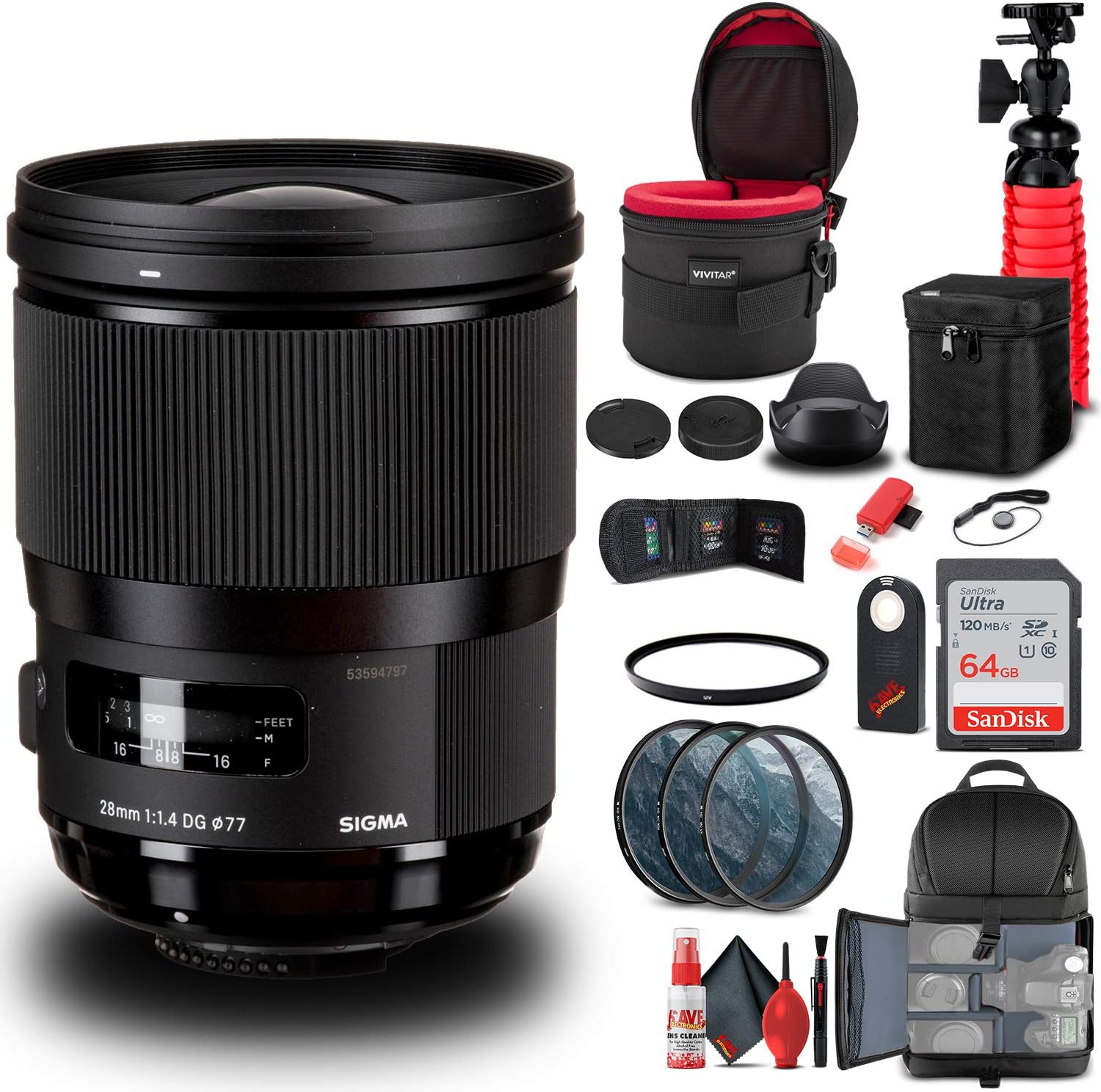 Sigma 28mm Art Lens Bundle for Nikon F Togo Ubuy