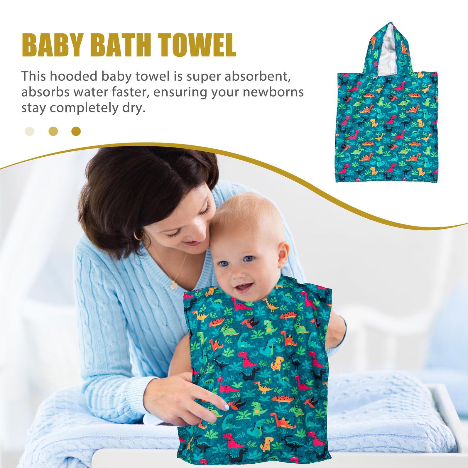 Toalla de Baño Capucha para Niños Toalla Absorbente para Playa 3D Super Absorbente de Fibra Superfina para Ñiño y Niño Obsequio para Playa y Piscina