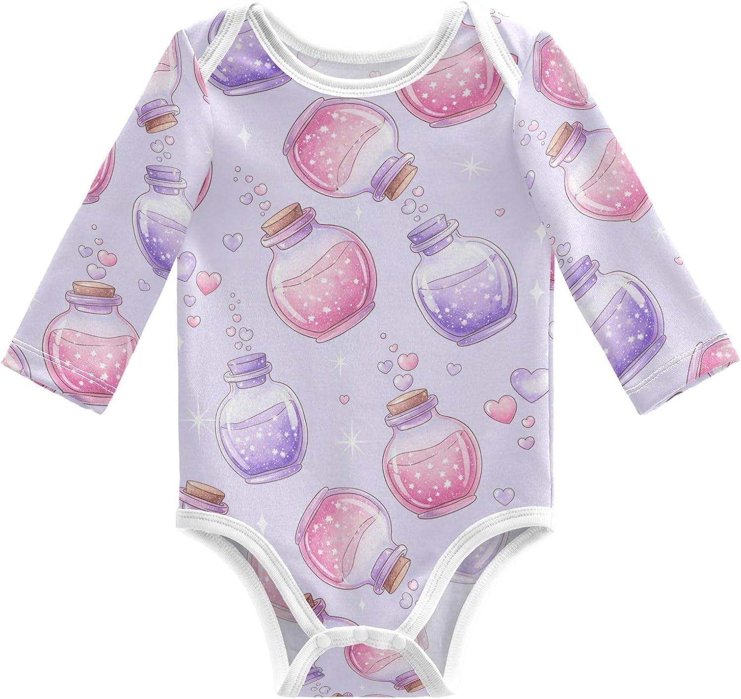 Baby Girls Boys Bodysuit Cotton Long Sleeve Rompers One Piece Baby Clothes Outfits for Newborn Infant 0-24 Month