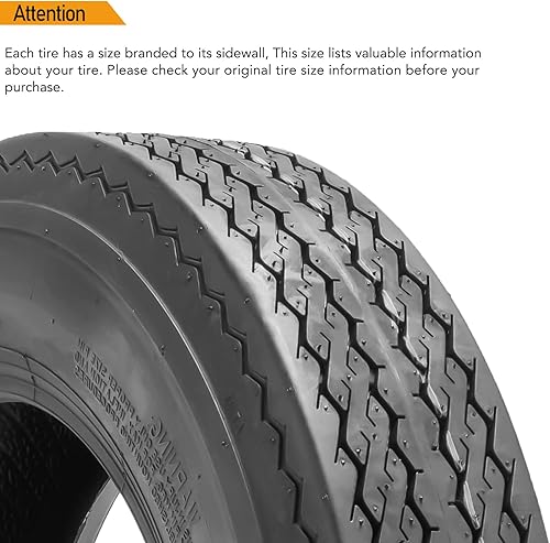 Miniatura 5 de Trailer Tires ST22575D15 H78-15 Trailer Tires, Load Range C, 6 PLY, Set of 2