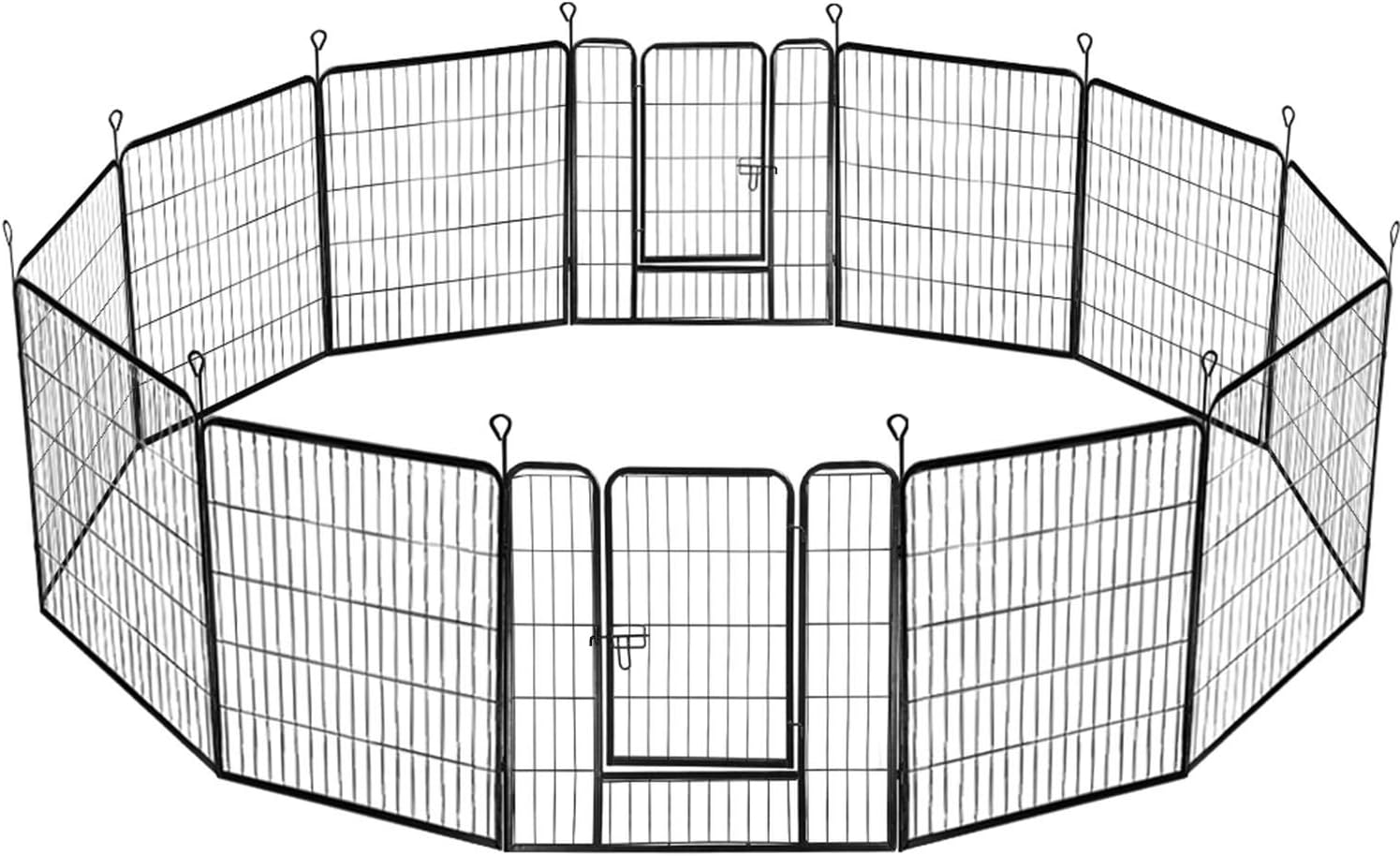 Yaheetech Heavy Duty 12 Panel Pet Playpen Dog Exercise Pen Cat Fence