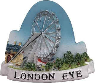 London UK 3D London Eye Refrigerator Magnet Tourist Souvenirs Resin Magnetic Stickers Fridge Magnet Home & Kitchen Decoration from China