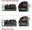 REES52 Compatible with Raspberry Pi Pi 4 Fan Heasink, rpi Pi Aluminum Heatsink Cooling Kit for Compatible with Raspberry Pi 4B/3B/3B+ (B Plus) gallery image