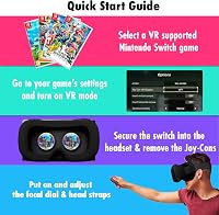Orzly VR Glasses Nintendo Switch/OLED 3D virtuális valóság headset fekete 7