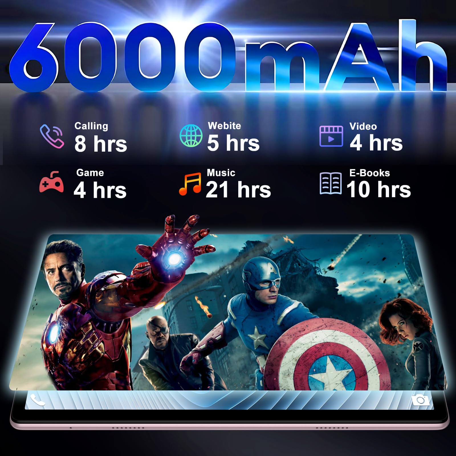 AI Tablet 10 Pollici Android 15, 30GB RAM+64GB ROM(TF 2TB), 8 Core 2.0 Ghz, 5G+2.4G Wi-Fi, BT 5.0, 8MP+5MP, Cast, 1280 * 800 FHD, Widevine L1, GMS Tablet PC con Tastiera e Mouse,Caso (Oro rosa)