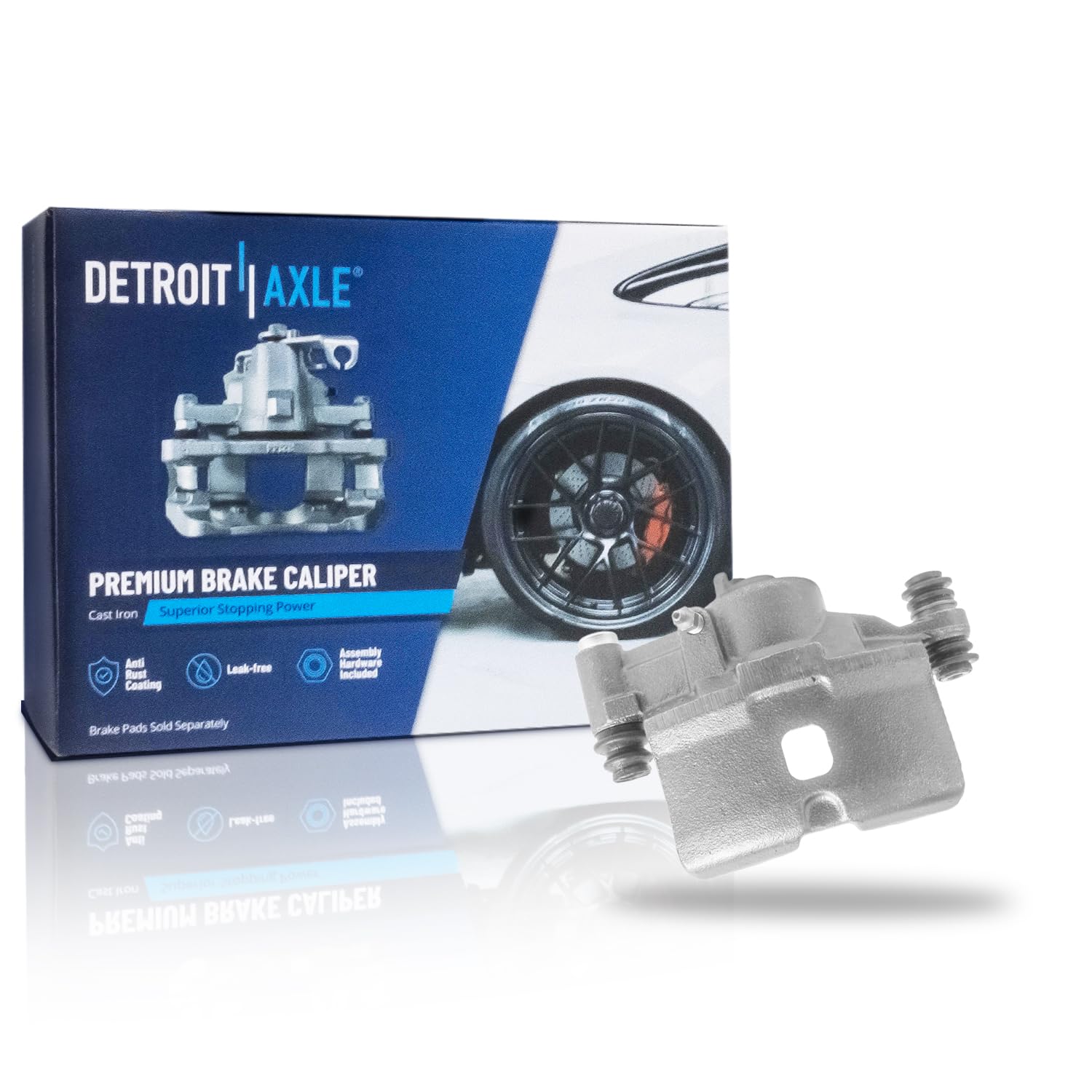 Detroit Axle - Front Right Brake Caliper for 1993-1995 Honda Civic