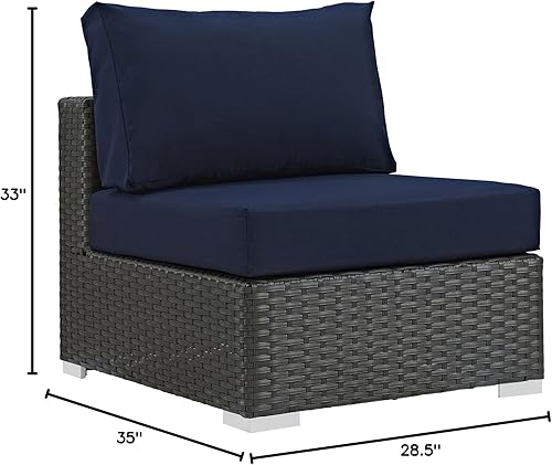 Vista 127 de Modway - Sillón para exteriores