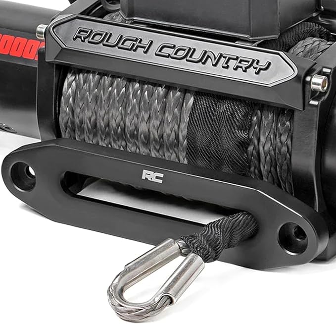 Winche Eléctrico Rough Country 12000LB PRO Series Soga Sintética PRO12000S miniatura 7