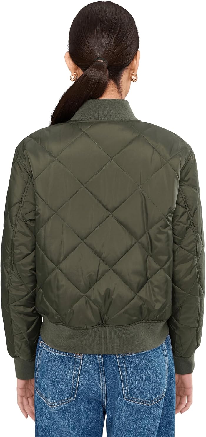 Женские Levi's® Diamond Quilted Sherpa Lined Bomber — фото 4