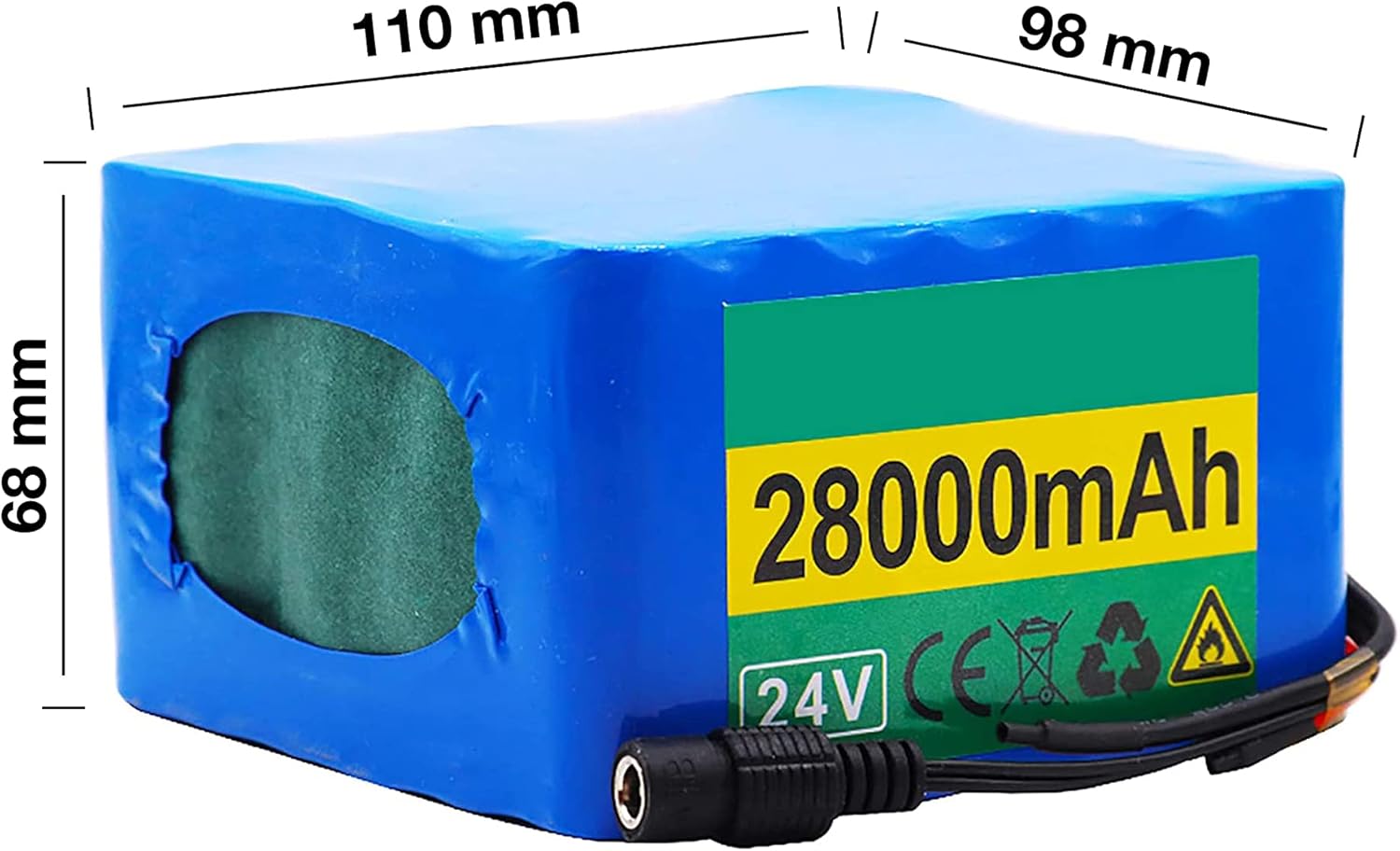 TGHY 24V 28Ah Lithium Battery Pack 28000mAh Li-ion Battery with Charger and BMS for Mobility Scooter E-Bike Electric Wheelchair Kids Ride On Car : Health & Household