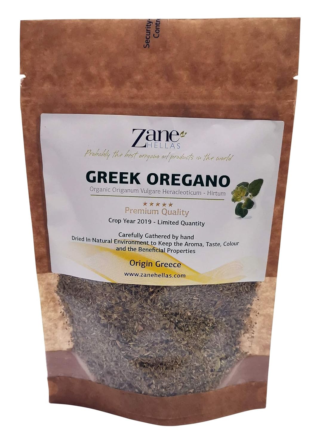 Zane Hellas Greek Oregano Herb Dried Leaves. Probably The Best Oregano Herb