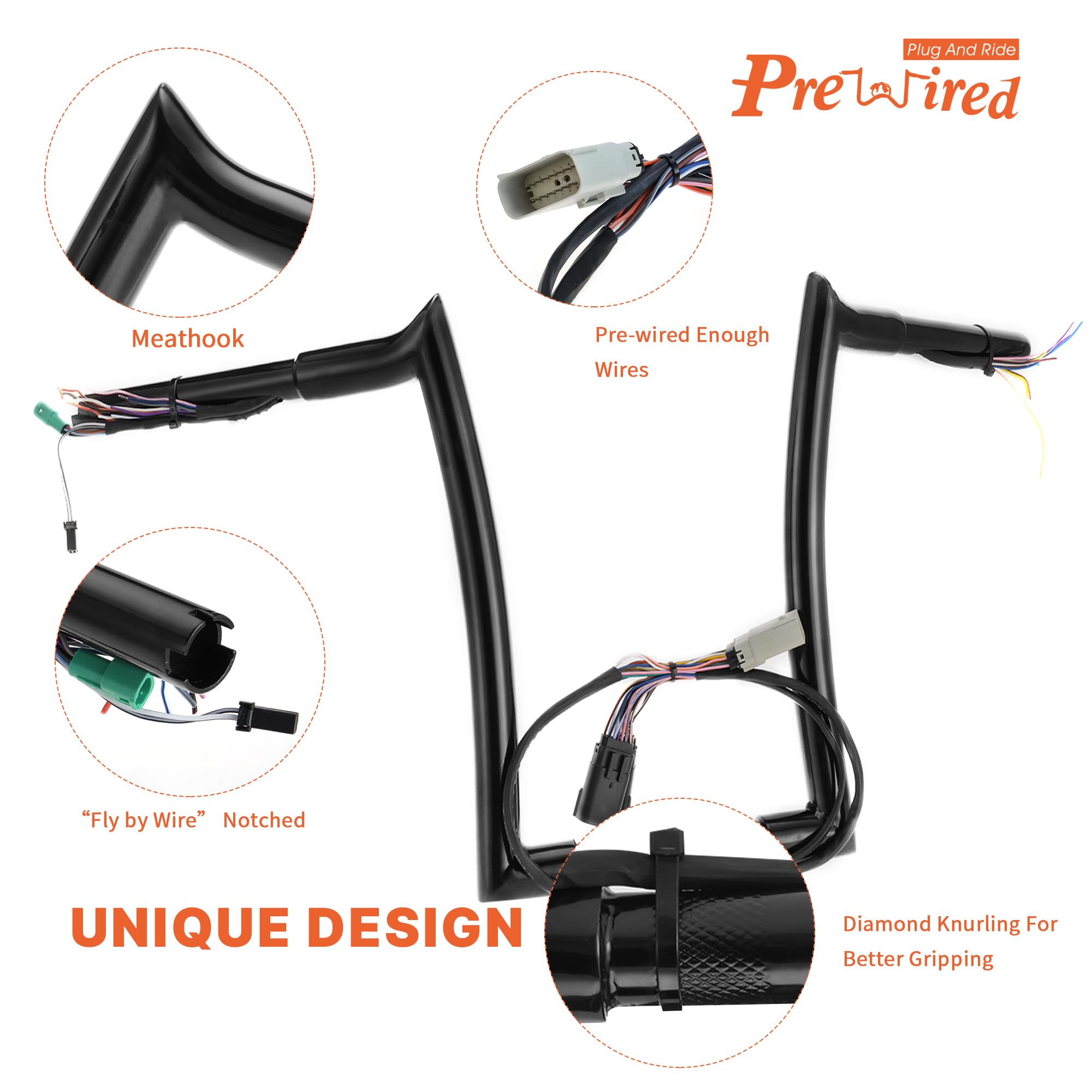 Road Glide Ape Hangers 12\, image size:2000x2000