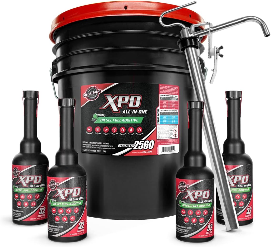 OptiLube XPD AllinOne Diesel Fuel Additive 5 Gallon