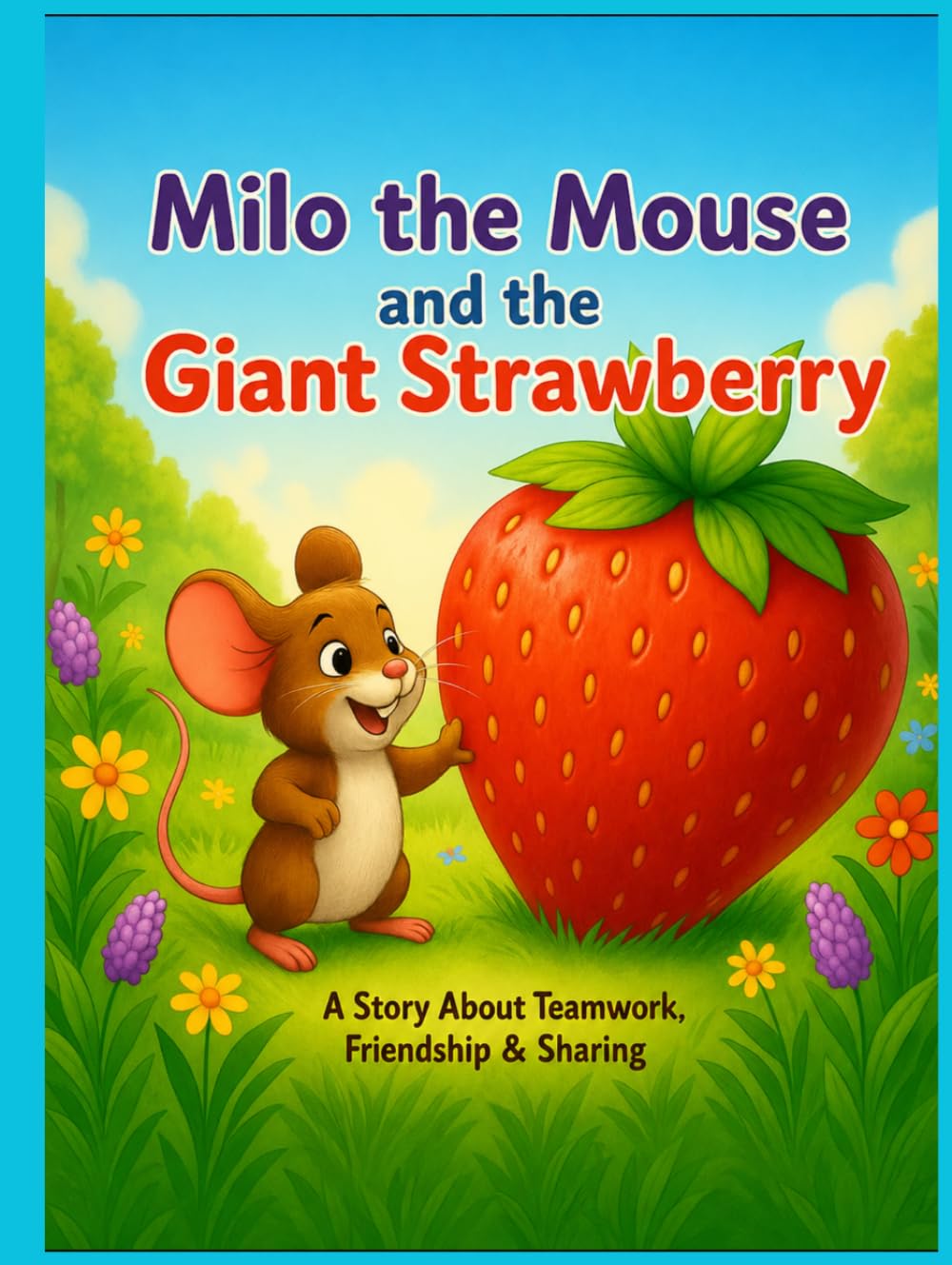 Milo the Mouse and the Giant Strawberry: A Story About Teamwork and Sharing (Milo the Mouse’s Adventures)