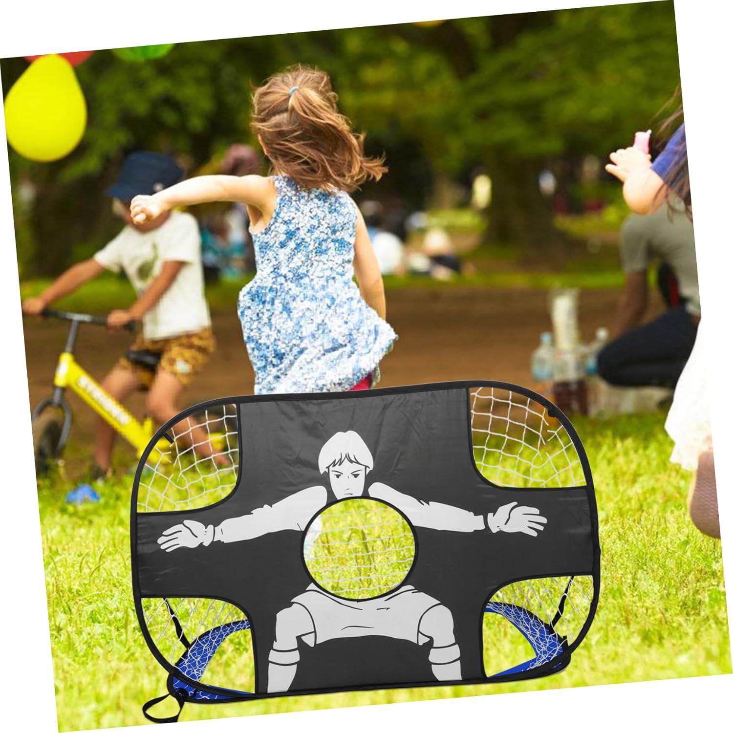 VANZACK Portable Football Goal Boys and Girls Soccer Goal Indoor Soccer Net Collapsible for Easy Storage Boys and Girls