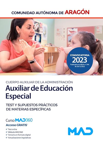 Cuerpo Auxiliar de la Administración de la Comunidad Autónoma de Aragón, Escala de Auxiliares Facultativos, Auxiliares de Educación Esp