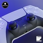Skull & Co. Convex Thumb Grips Set: Skin, CQC Joystick Cap Analog Stick Cap for Nintendo Switch Pro Controller & PS5 / PS4 / Slim/Pro Controller- Galactic Purple, 2 Pairs (4pcs)
