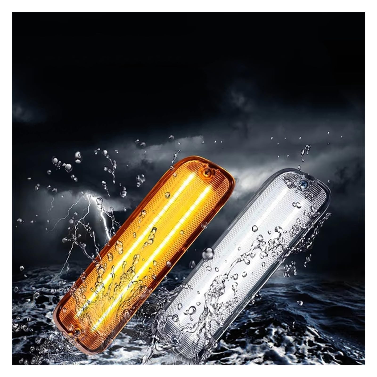 Indicatore Laterale Per Toyota Per Tacoma 1995-2000 Dinamico Ambra LED Bianco Paraurti Anteriore Indicatori Direzione Luci Parcheggio Luce Guida Indicatore Direzione Auto