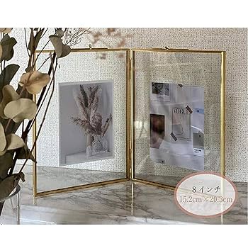 Amazon.co.jp: [XYJP] 写真立て フォトフレーム 2面 ペア