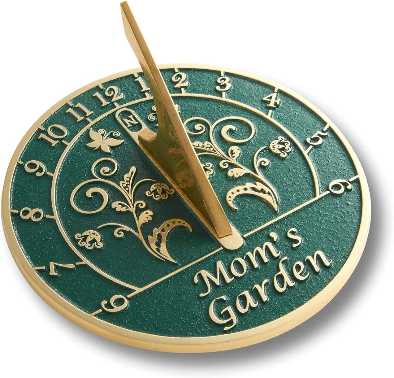 Mom's Garden Sundial Gift for Her Handmade in England, Unique Gifts for Women for Birthday, Mothers Day Or Christmas
