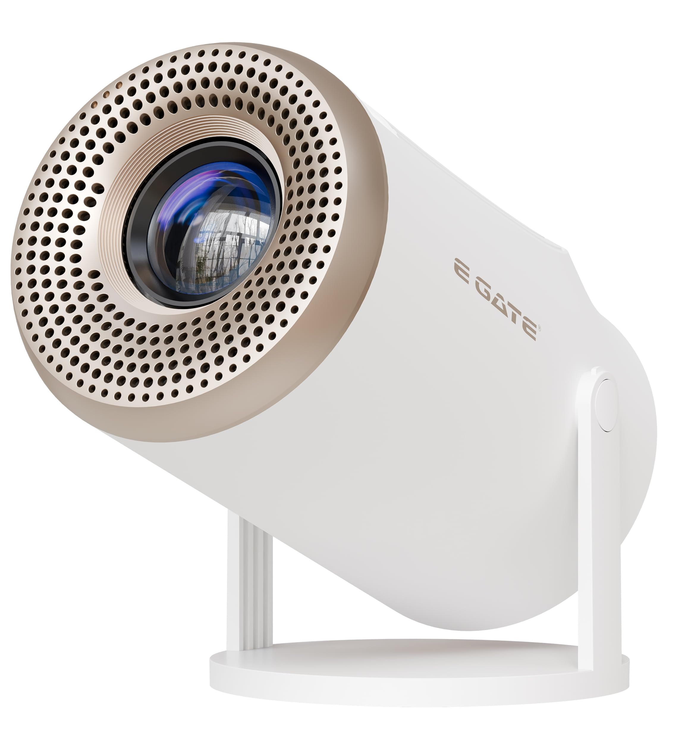 E GATE Atom 2X+ Smart Android Projector, 200 ISO, 1080p & 4K Support, Automatic & 4D Keystone with Netflix, Prime, WiFi & BT, Screen Mirroring, 720P Native, 1GB-8GB,White-image-14