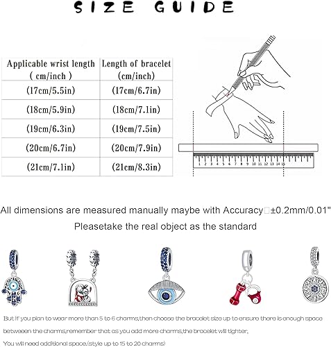 Miniatura 7 de MICOO Pulsera de plata de ley 925 con dije de mariposa y cadena de serpiente, pulsera contra el mal de ojo con circonitas cúbicas 5A para mujer,