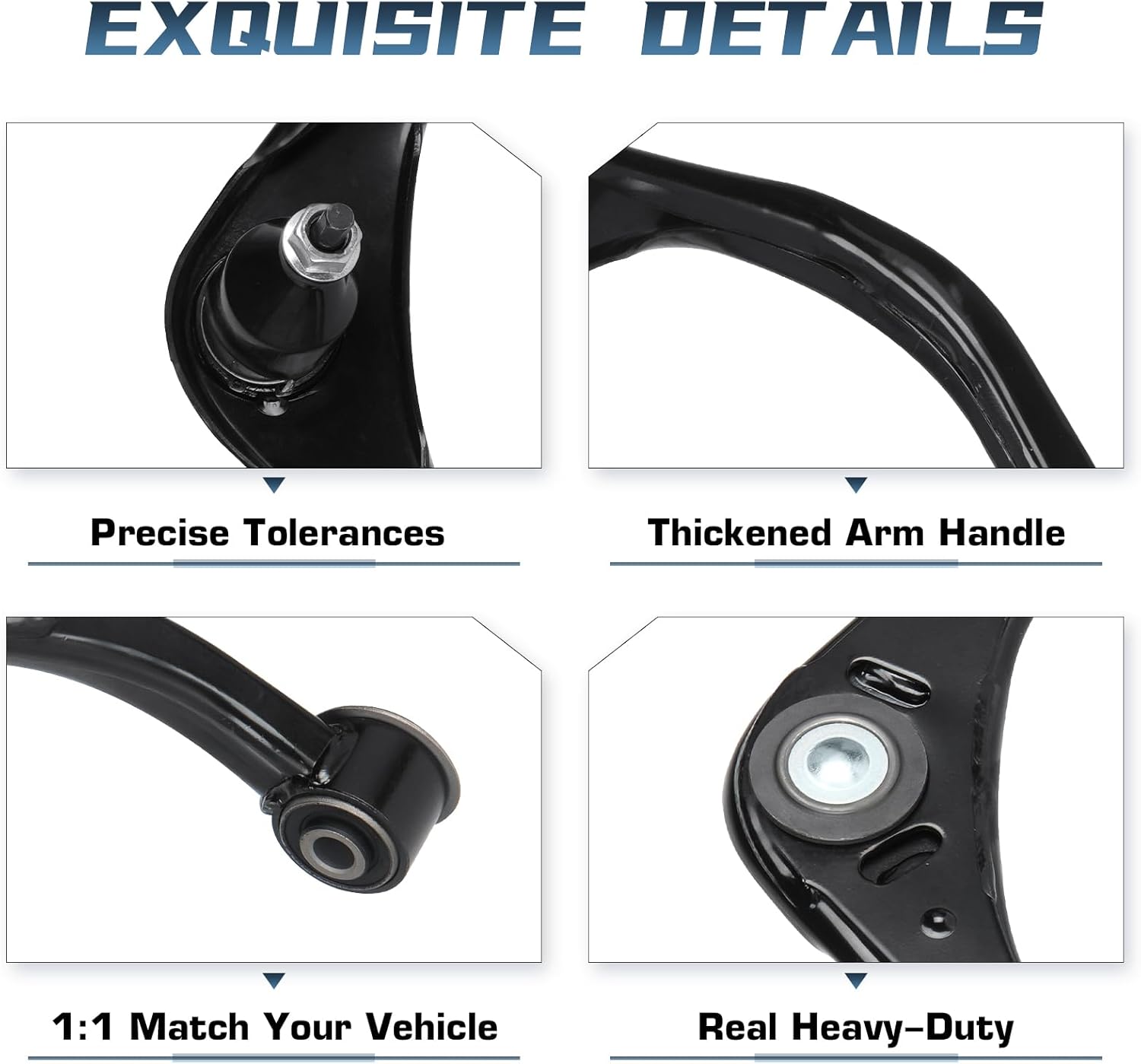 Front Upper Control Arm with Ball Joints for Dodge Ram 1500 2009, for Ram 1500 2011-2017, Classic 2019 Passenger Driver Left Right Side Supension Kit K620634 K621897