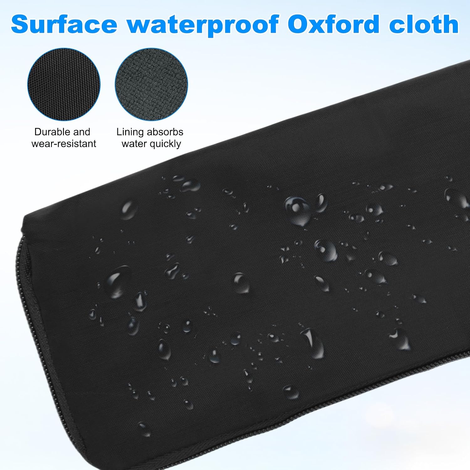 M METERXITY Wet Umbrellas Bags, Portable Waterproof Oxford Cloth Reversible Folding Umbrellas Sleeve Cover image 4