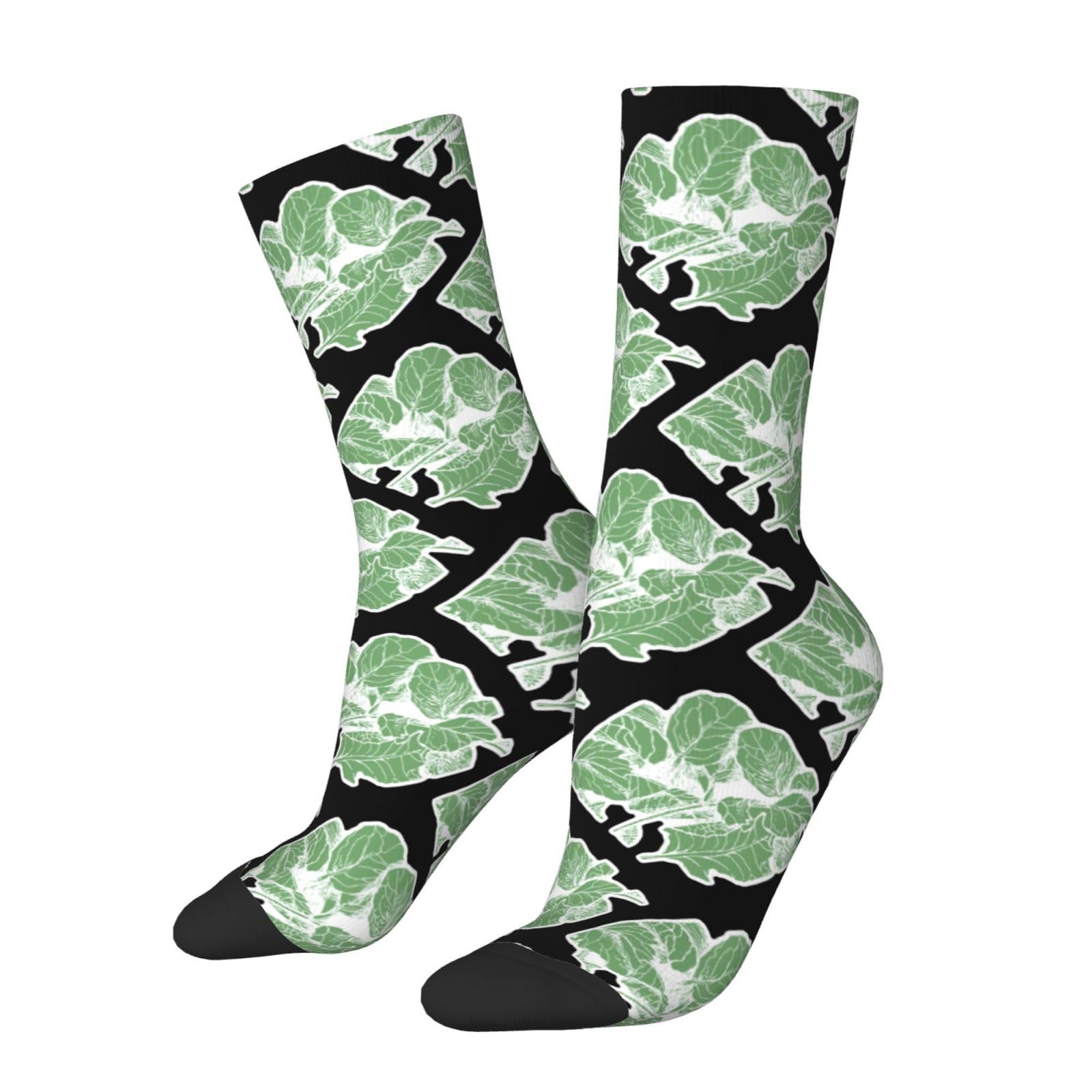 Kwqdozf Unisex As Pic Horseradish Socks Funny Novelty Crew Socks Gift For Men Women Teen