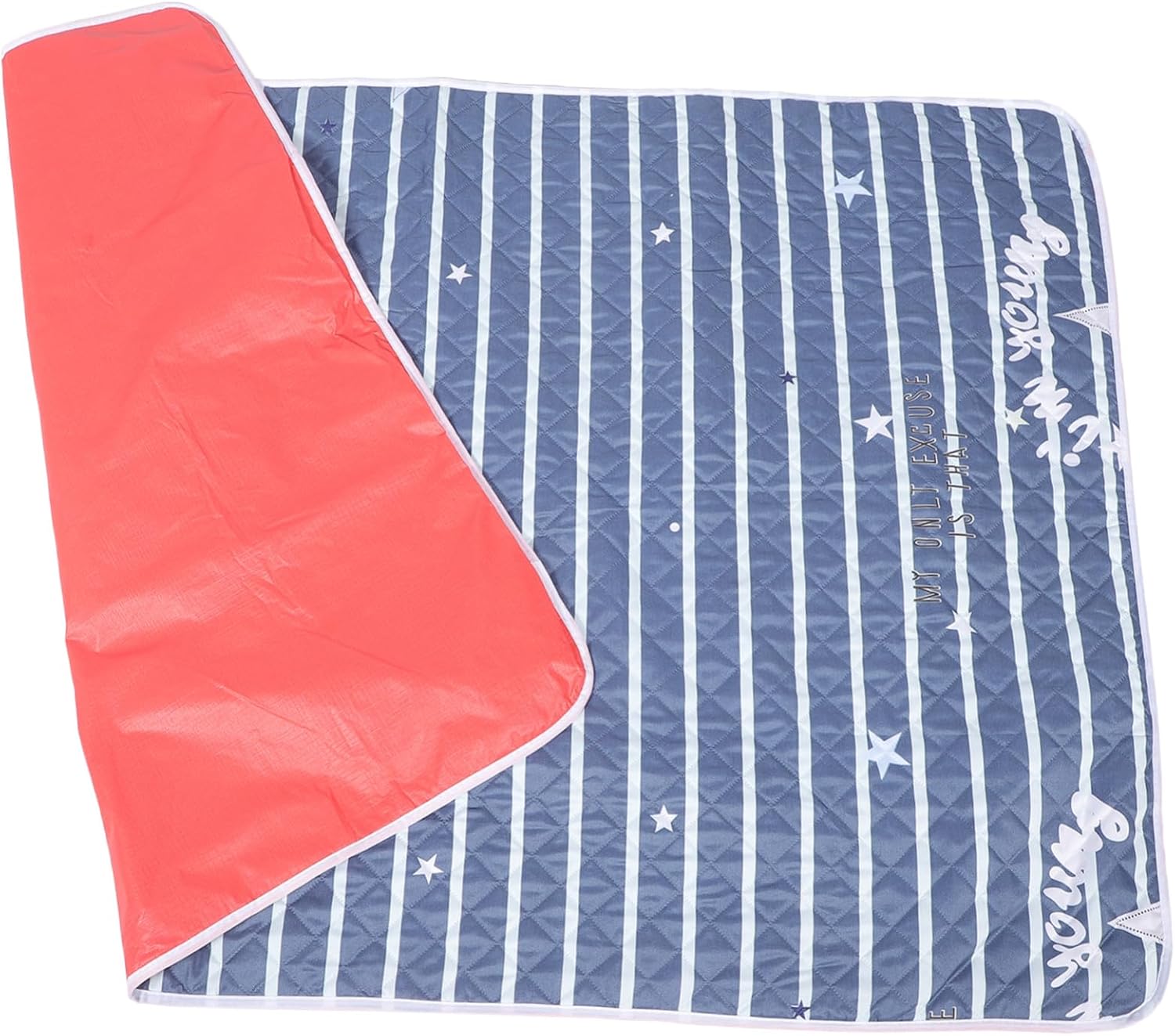 ORFOFE Washable Cotton Bed Mattress Protective Pad for Incontinence and Menstruation Portable Quilted Underpad for Adults and Elderly Soft Absorbent Bed Wetting and Diaper Changing Mat