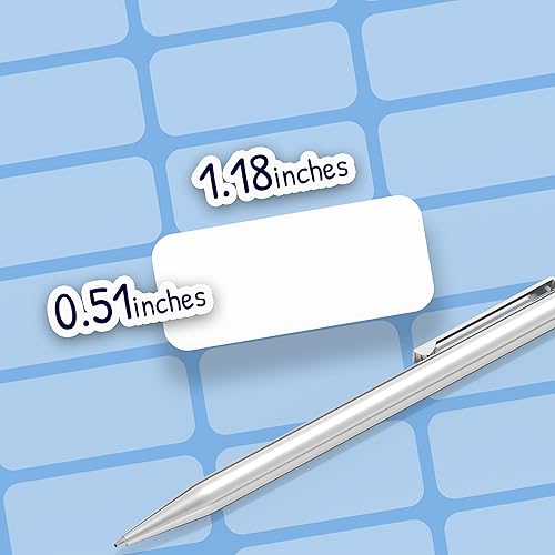 Miniatura 5 de Etiquetas de ropa sin planchado para niños, impermeables y autoadhesivas para ropa para escribir, etiquetas multiusos para campamento, guardería,