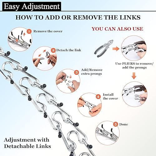 Miniatura 5 de Collar de entrenamiento de puntas de perro, collar de estrangulamiento para perros 2 eslabones adicionales silbato de perro cubierta con hebilla a