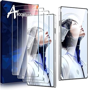 Anoowkoa 3 Pack Screen Protector Tempered Glass Film for RedMagic 11 Pro/RedMagic 11 pro+/Plus Shatter Proof Anti-Scratch, Bubble Free, 9H Hardness Easy to install