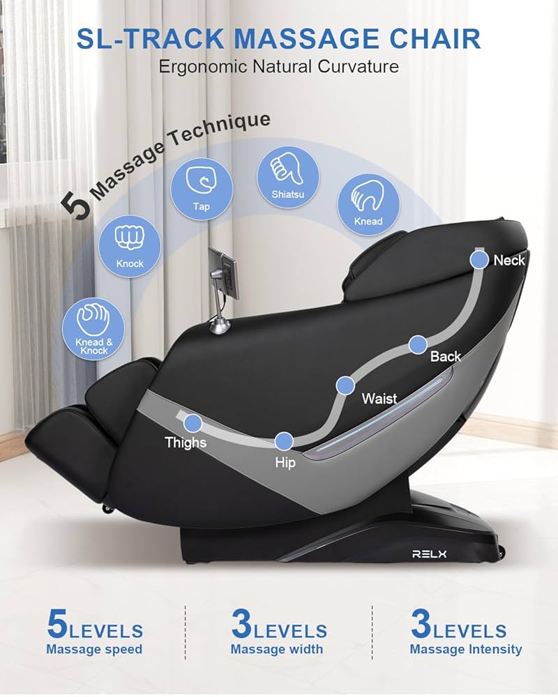 Amazon.com: RELX 2025 Massage Chair Full Body, Zero Gravity