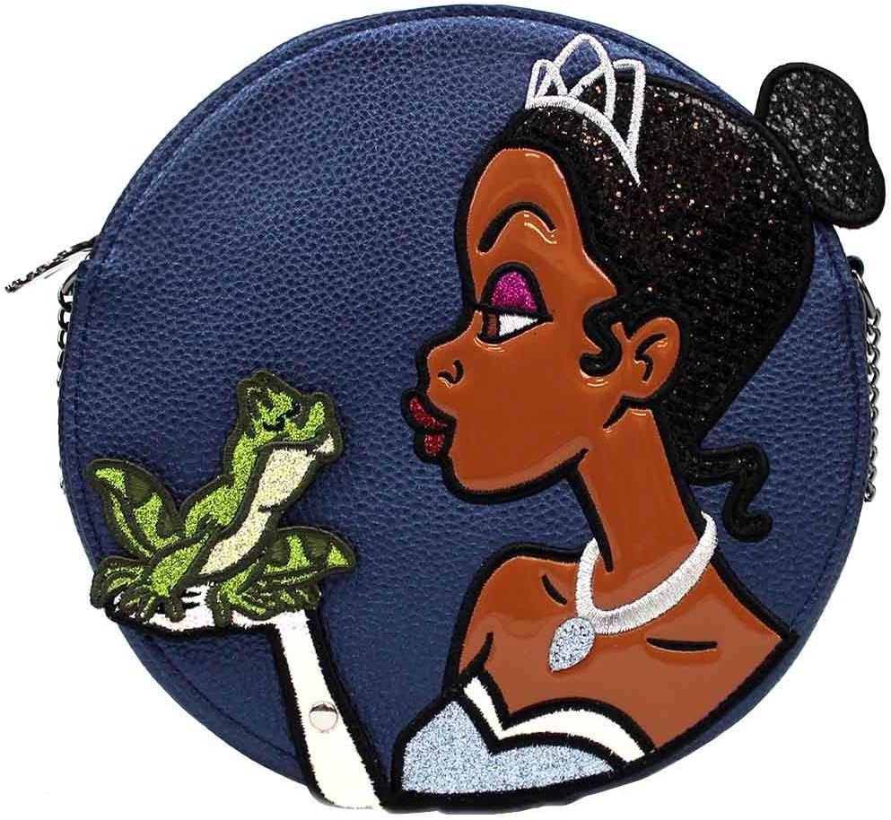 Danielle Nicole X Princess Tiana Kissing Frog Crossbody Bag