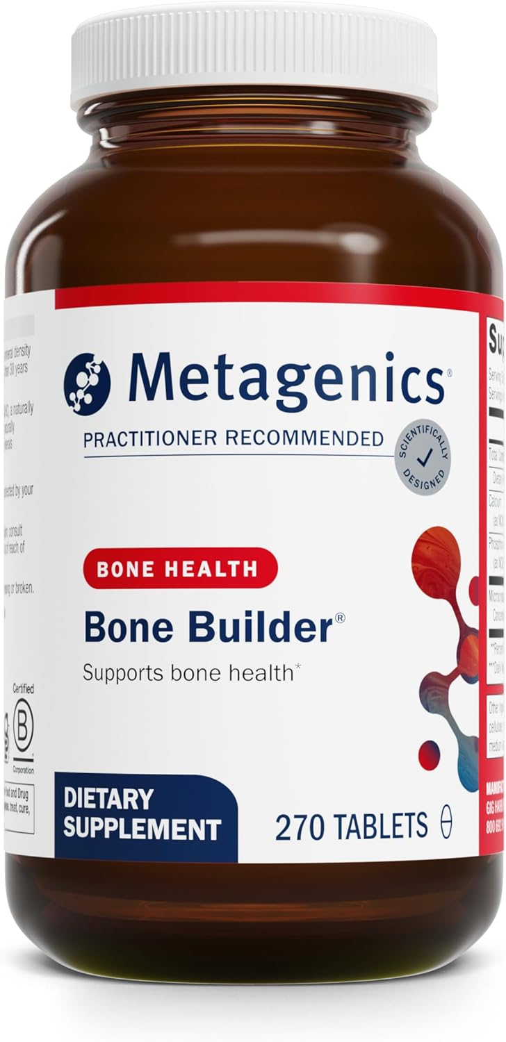 Metagenics Bone Builder Classic - Enhanced Bone Support Supplement - with Calcium, Magnesium & Phosphorus - *Supports Bone Density, Metabolism & Nerve Health - Non-GMO, Gluten-Free - 270 Tablets
