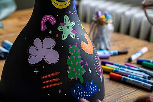 Miniatura 7 de Paint-It - Juego de 320 rotuladores acrílicos (punta redonda de 0.157 in, alta cobertura, color brillante, para casi todas las superficies) 6 piezas