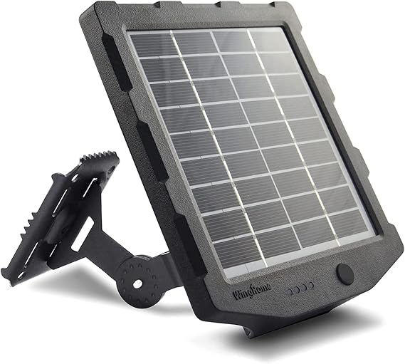 Solar Panel for Wildlife Camera, WingHome Solar Charger Kit 12V/1A 6V/1