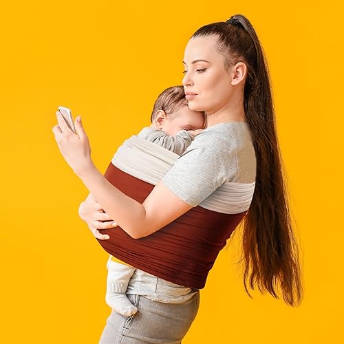 Miniatura 4 de TKKOK Portabebés, portabebés unisex, ligero y ultrasuave, fácil de llevar, perfecto para niños recién nacidos