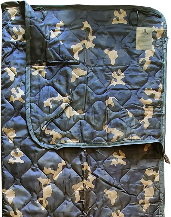 BattlBox Military Woobie Bubbie Poncho Liner Sleeping Bag, Survival Blanket