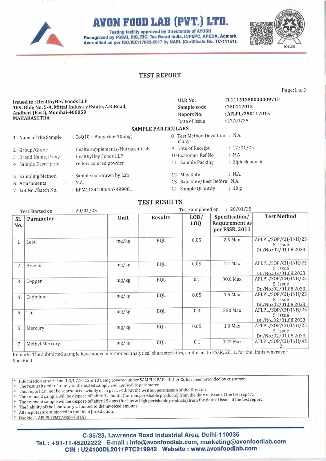 HealthyHey Nutrition CoQ10 105mg with Bioperine -Supports Heart Health - 60 Veg Capsules 5 71FuJVU6YVL. SL1500