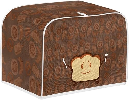Miniatura 19 de Dolyues Cubierta para tostadora con estampado de pollo, 4 rebanadas, cubiertas para electrodomésticos pequeños de cocina, protección contra el polvo