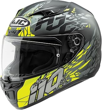 HJC i10 PLUS Pitfall Natural Motorcycle Helmet, DOT Approved MC3HSF, -Large