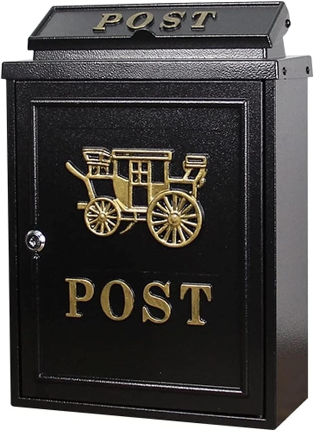 Wall-Mount Mailboxes Mailboxes for Outside Locking Mailbox Covers Outdoor Décor Metal Large Mailbox Posts