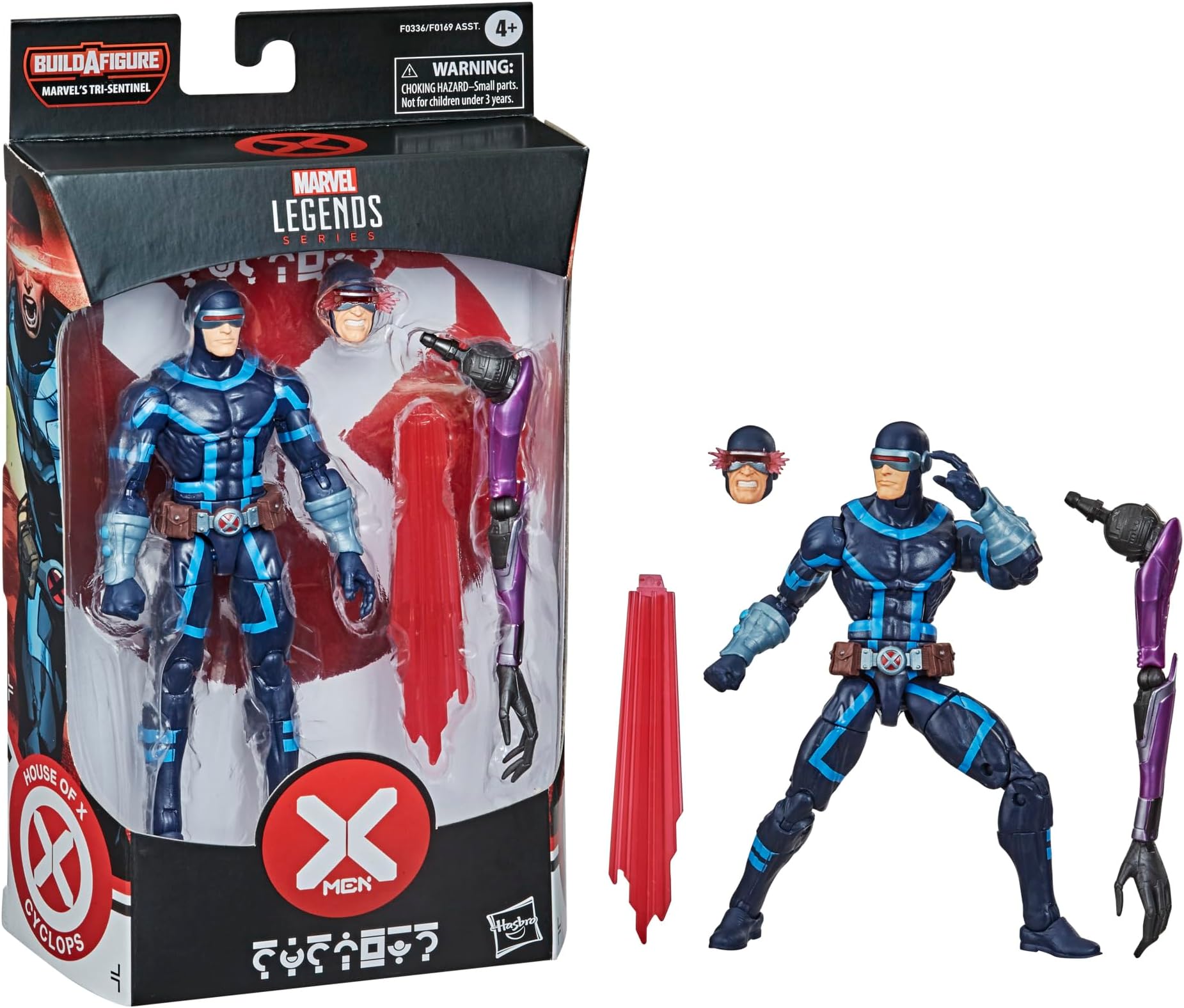 Marvel Hasbro Legends X-Men Series 6-inch Collectible Cyclops Action Figure Toy, Premium Detail and 2 Accessories, Ages 4 and Up