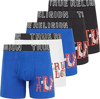 Cotton Stretch Mens Boxer Briefs, Mens Underwear Pack of 5