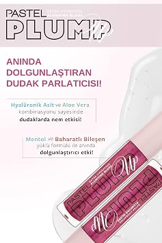 pastel Plump Up Extra Hydrating Plumping Gloss - Plumping Lip Gloss, 207 Mariposal, 5.3 Ml